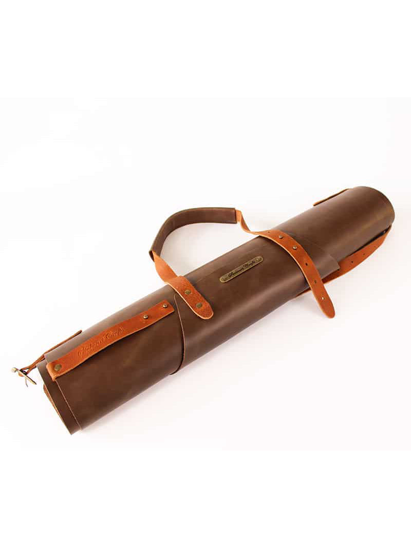 Leather Apron Basic Brown by STW -  ChefsCotton